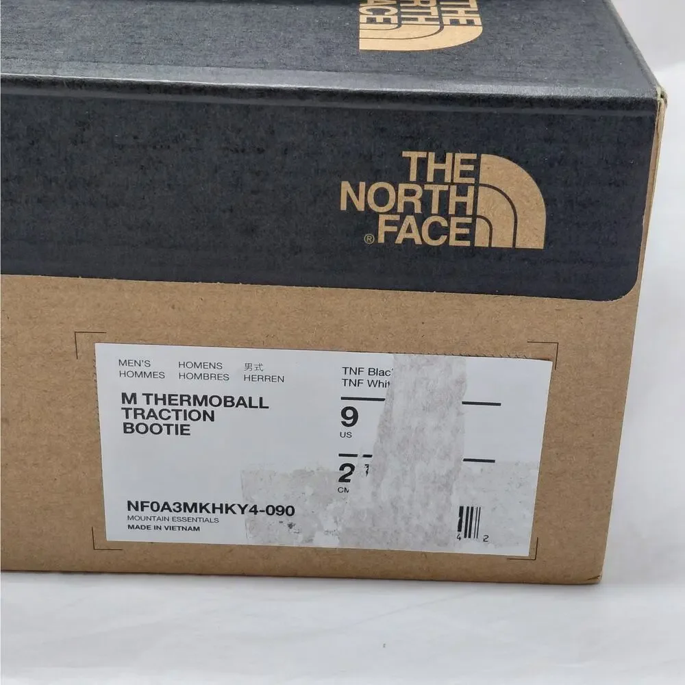 The North Face Men's ThermoBall Traction Bootie Boots Size 9 Black Outdoor Cozy